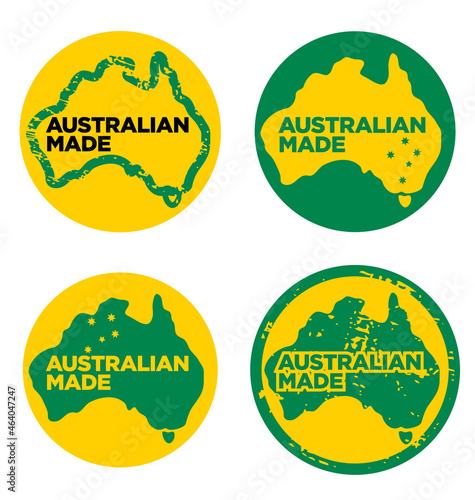australian made or made in australia logos