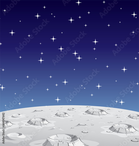 moon lunar surface with craters
