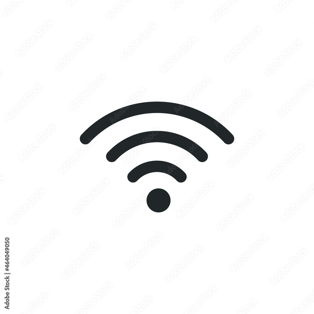 Wifi vector icon illustration sign Wifi vector icon illustration sign