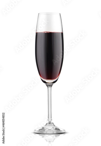 a glass full of red wine