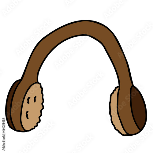 イヤーマフ（耳あて）のイラスト