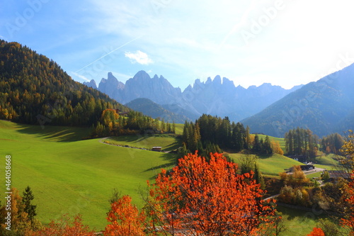 Canvas Print Val di funes, Dolomiti