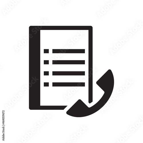 phone call list icon