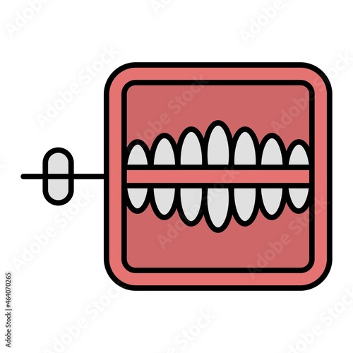  Vector Toy Teeth Filled Outline Icon Design