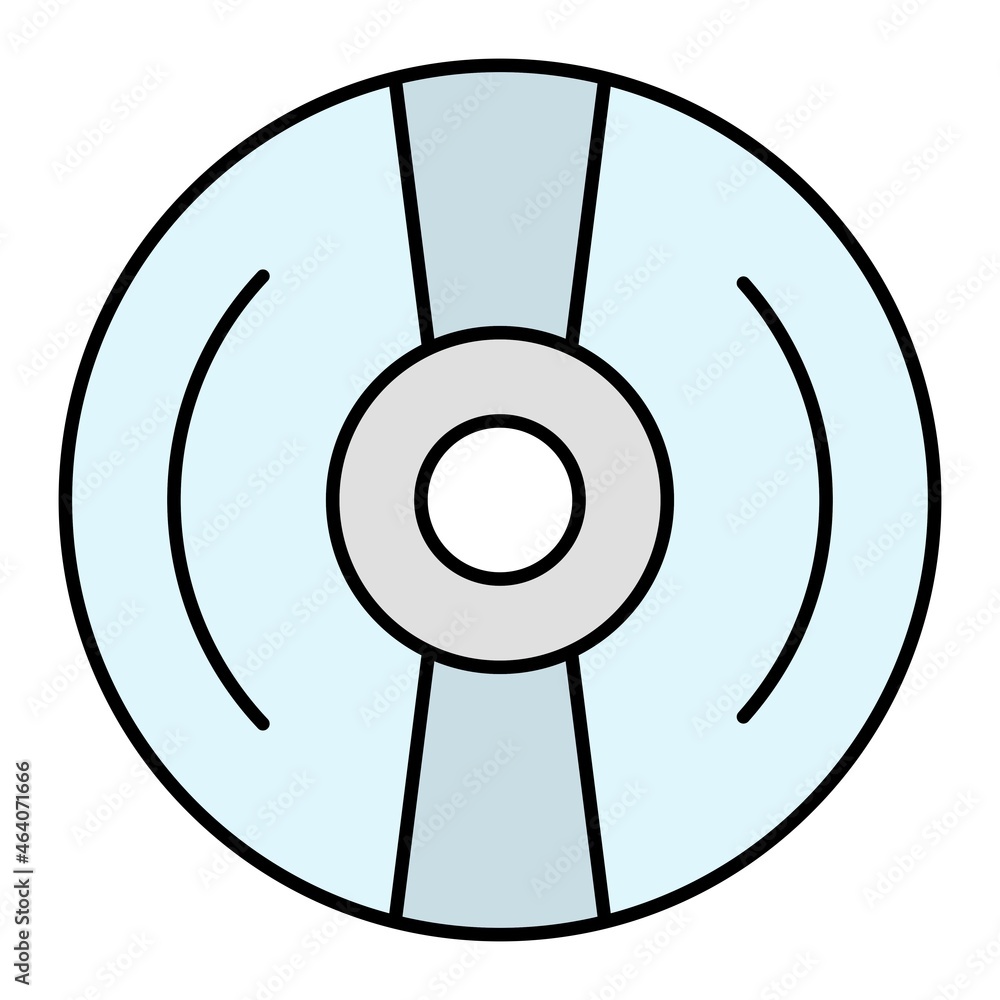 Vector Cd Filled Outline Icon Design Vector Cd Filled Outline Icon Design