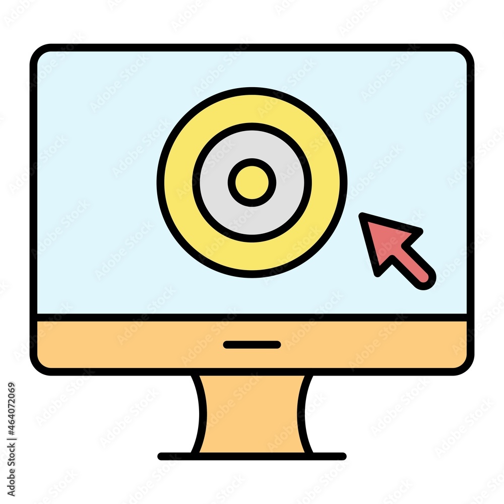 Vector Object Filled Outline Icon Design Vector Object Filled Outline Icon Design