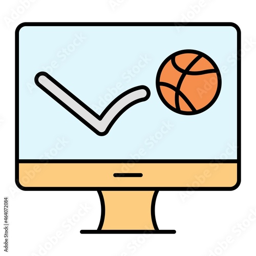 Vector Motion Graphic Filled Outline Icon Design