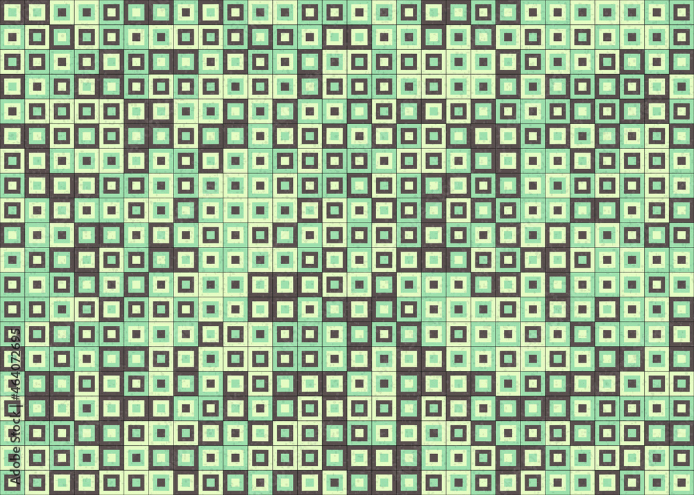 Fototapeta premium Abstract Geometric Pattern generative computational art illustration