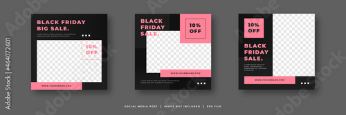 black Friday social media post template