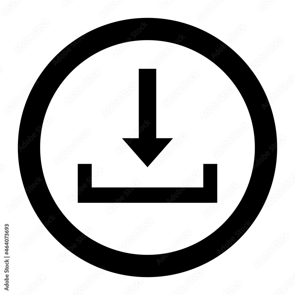 Vector Download Glyph Icon Design Vector Download Glyph Icon Design