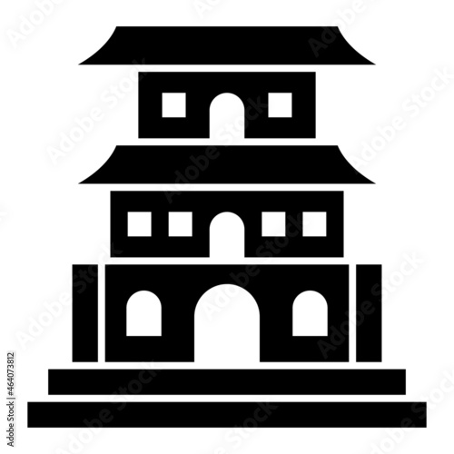 Vector Supreme Harmony Glyph Icon Design