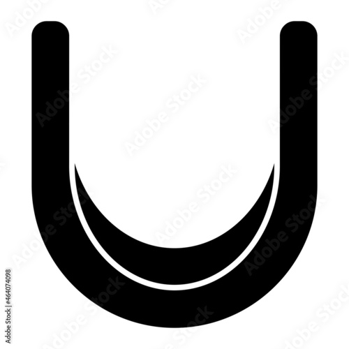Vector Mouth Guard Glyph Icon Design