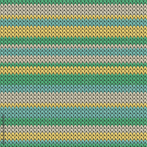 Cozy horizontal stripes knit texture geometric