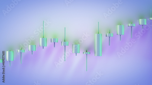 Price rising interval chart. Financial topics