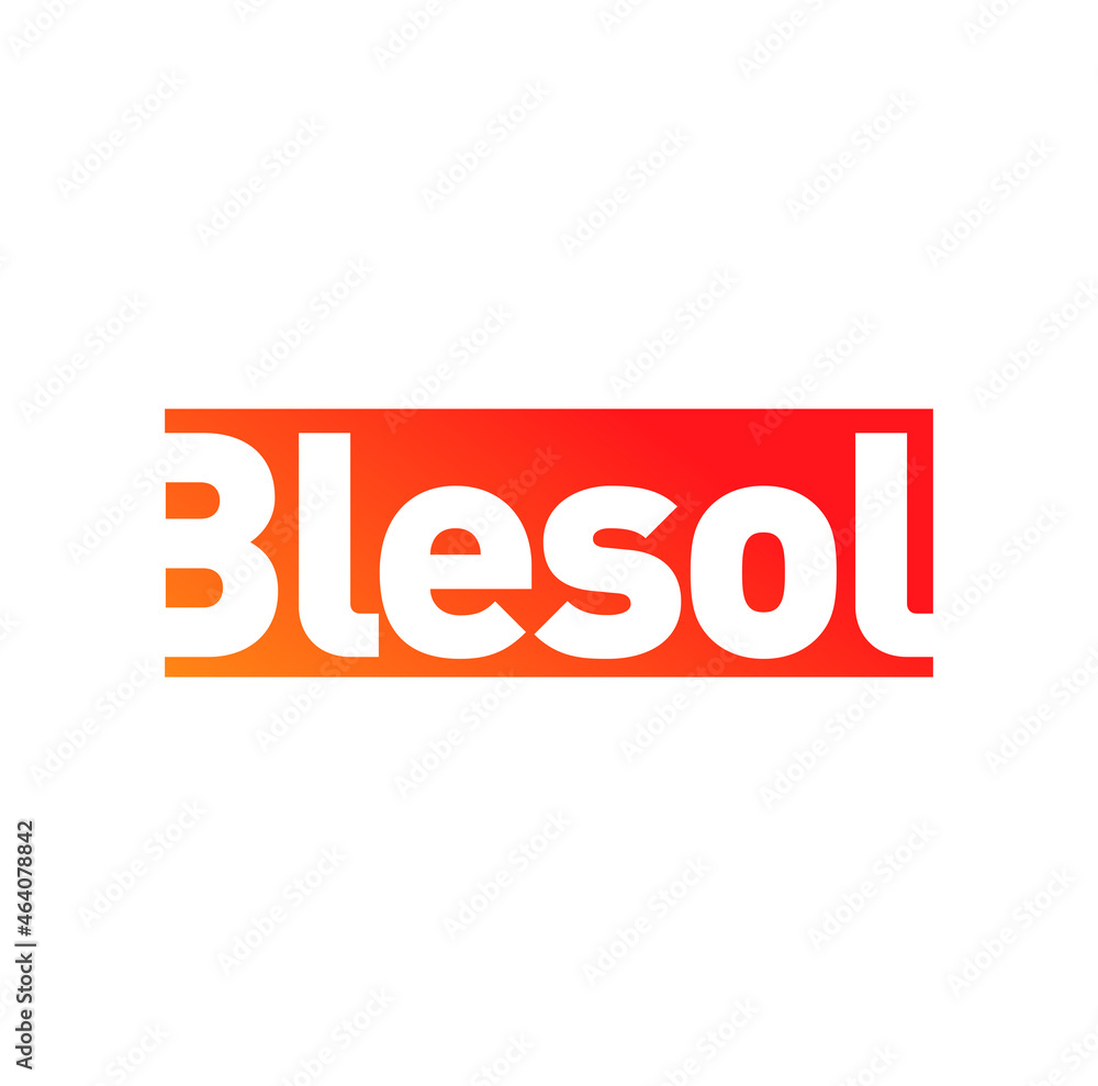 Blesol company logo vector. Blesol logo. Blesol company logo vector. Blesol logo.