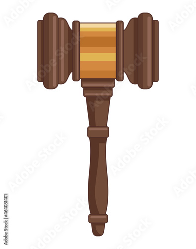 wooden judge gavel