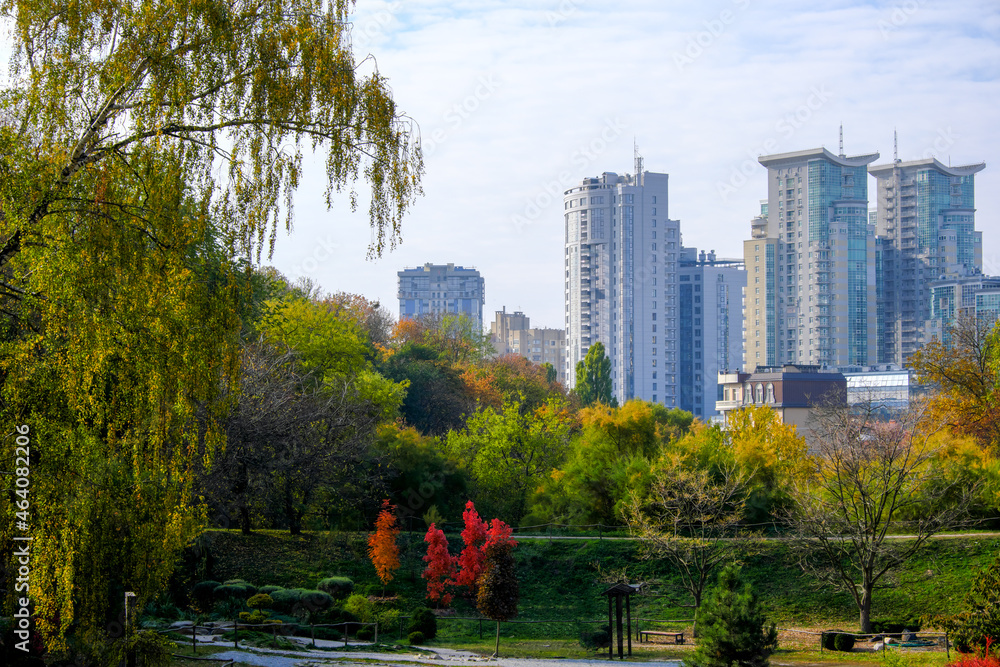 Obraz premium Autumn panoramic landscape