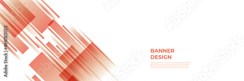 Modern red banner background. Vector abstract graphic design banner pattern background template.