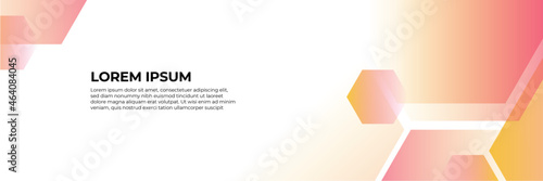 Abstract modern banner design web template set. Horizontal header web banner. Vector abstract graphic design banner pattern background template.
