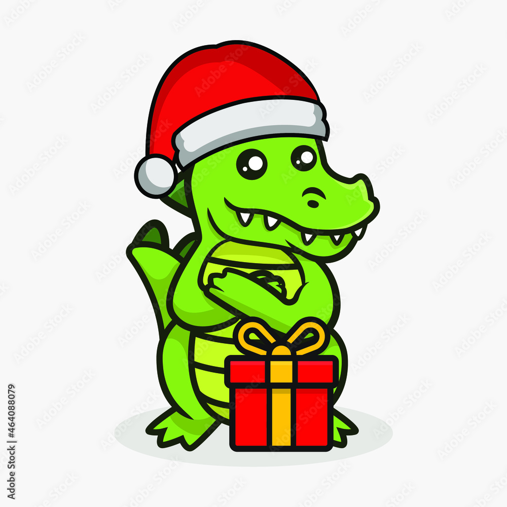 Cute Christmas mascot design illustration Cute Christmas mascot design illustration