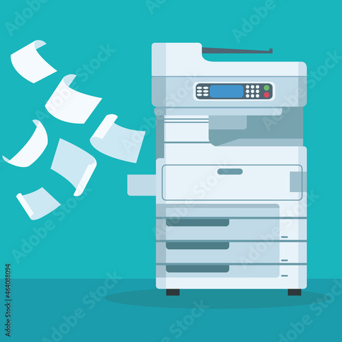 photocopier machine and documents