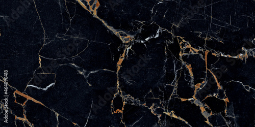 Abstract black and gold marble texture background