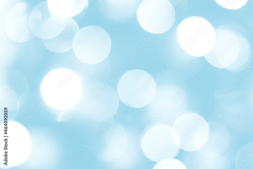 Blurred lights blue background. Abstract bokeh with soft light. Trendy color Blurred lights blue background. Abstract bokeh with soft light. Trendy color