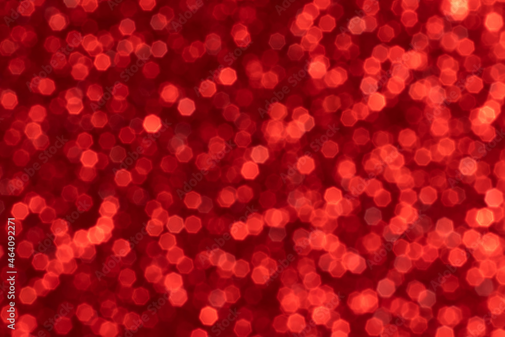 Red sparkling glitter bokeh background, christmas abstract defocused texture. Holiday lights Red sparkling glitter bokeh background, christmas abstract defocused texture. Holiday lights