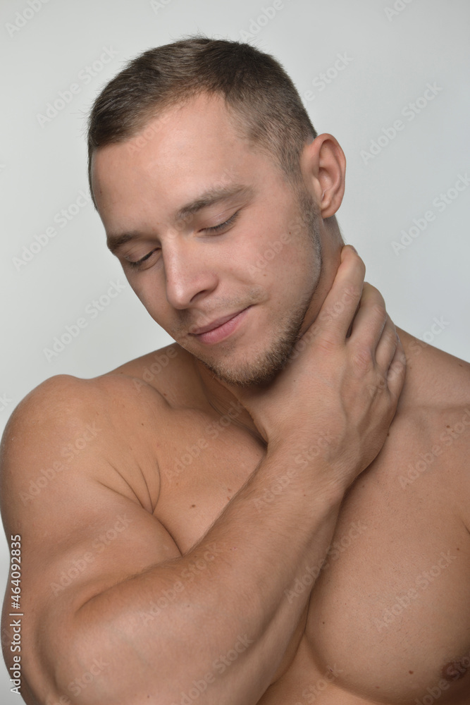 Portrait of bodybuilder Portrait of bodybuilder