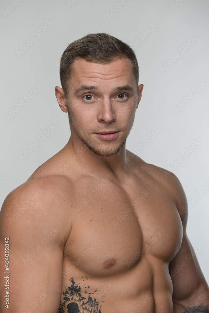 Portrait of bodybuilder Portrait of bodybuilder