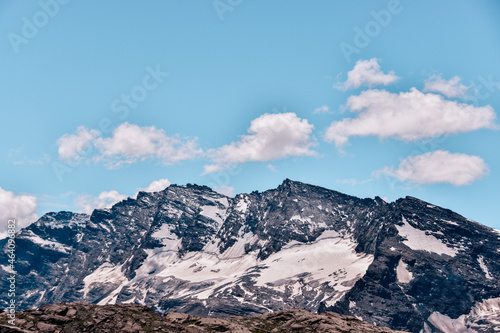 Astonishing view of the Alps from Gran Paradiso Natural Reservation in Italy