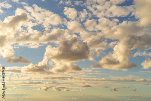 vivid dramatic cloudy blue sky background