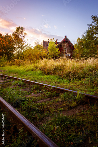 Opuszczona stacja kolejowa w Nieborowicach | Polska, Nieborowice - Pilchowice, Gliwice
