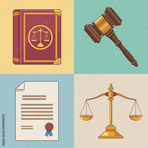 four justice law icons