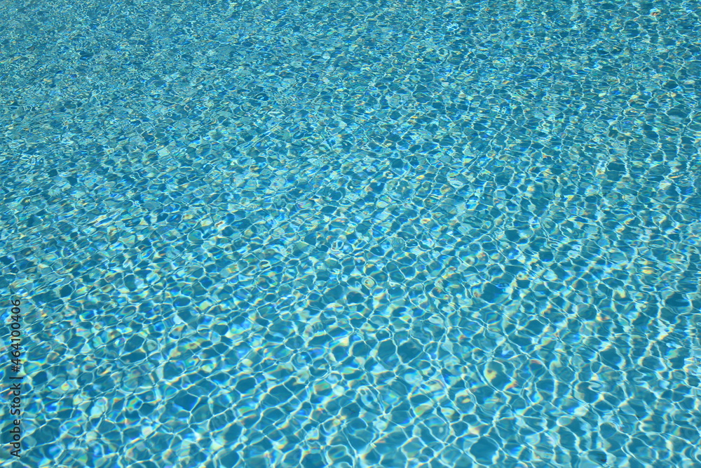 Blue swimming pool