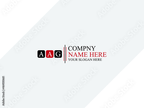 Alphabet AAG Letter Logo Icon design photo