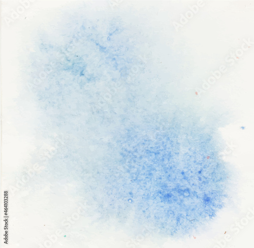 Abstract watercolor grunge vector banner background, blue color watercolor vector splash background, cloudy effect watercolor banner, modern watercolor splash template,