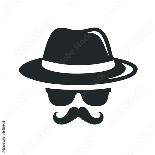 person with mustache and hat