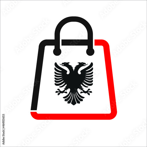 Albania Eagle on bag