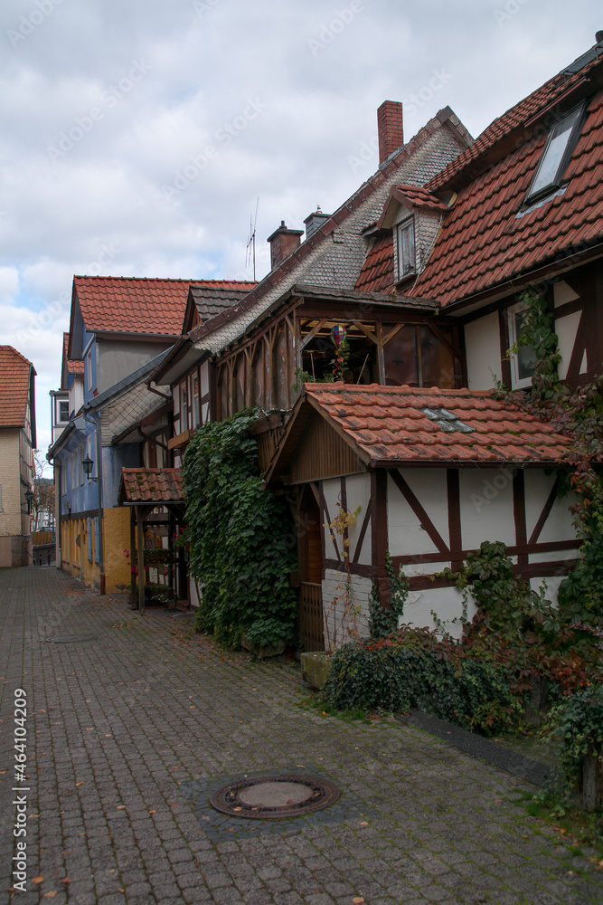 Village impression from the hessia town called Lauterbach