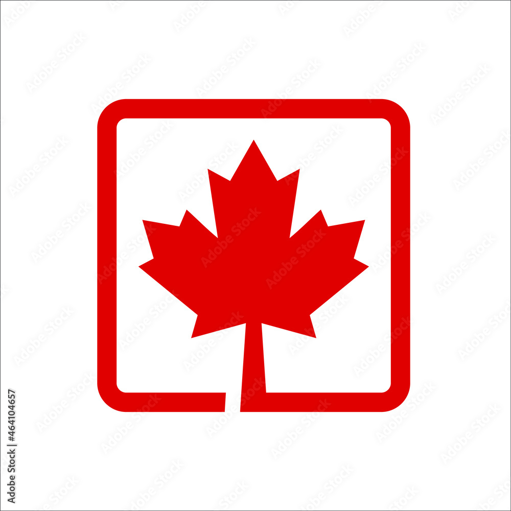 Canadian flag button Canadian flag button
