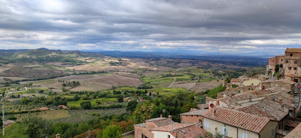 Tuscany landscape, Montepulciano, travel in Tuscany, Italy