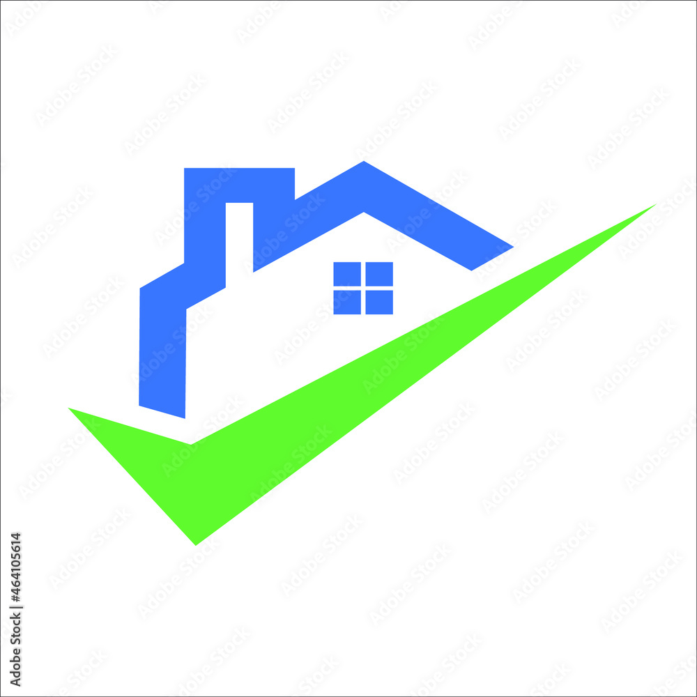 house with check list or mark house with check list or mark