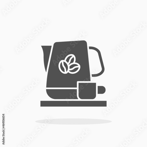 Milk Pitcher icon. Solid Black. Enjoy this icon for your project.