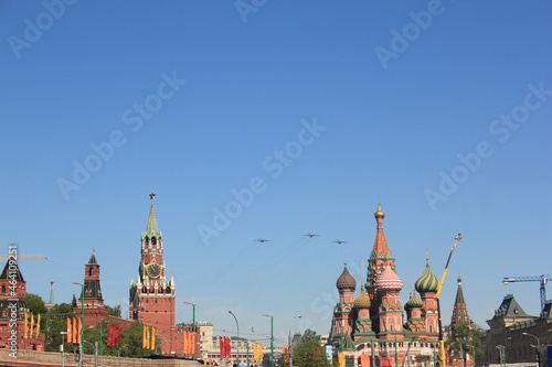 City and red square