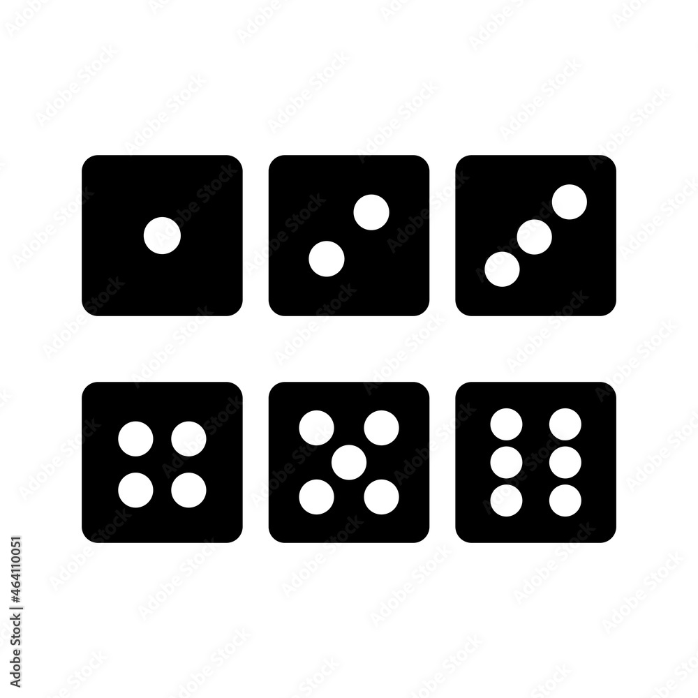 Pair of dice to gamble or gambling in craps line art vector icon for casino apps and websites Pair of dice to gamble or gambling in craps line art vector icon for casino apps and websites