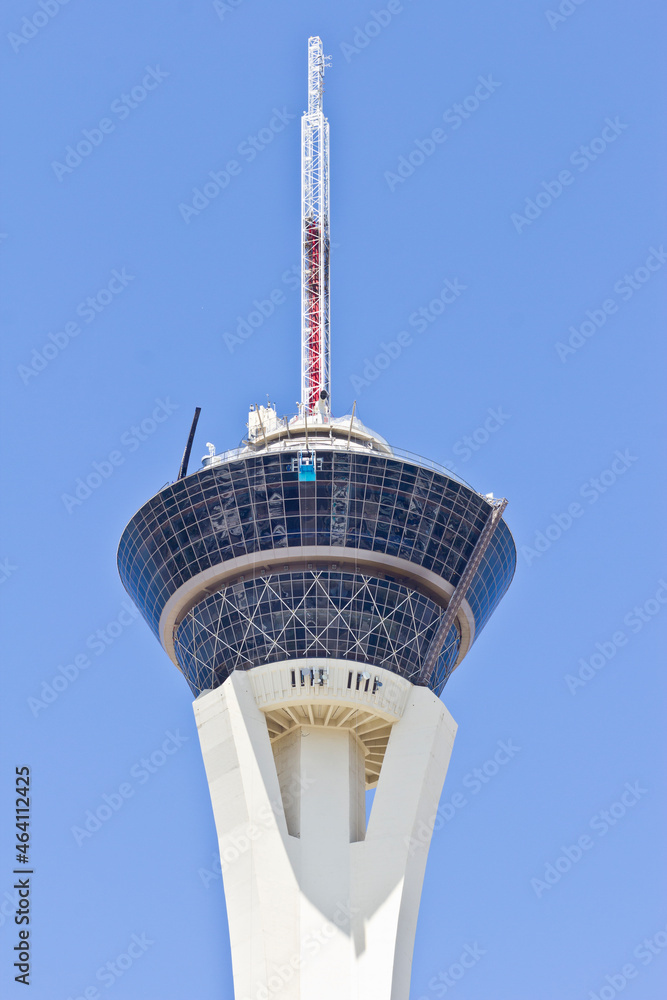Stratosphere Tower, the tallest freestanding observation tower in the