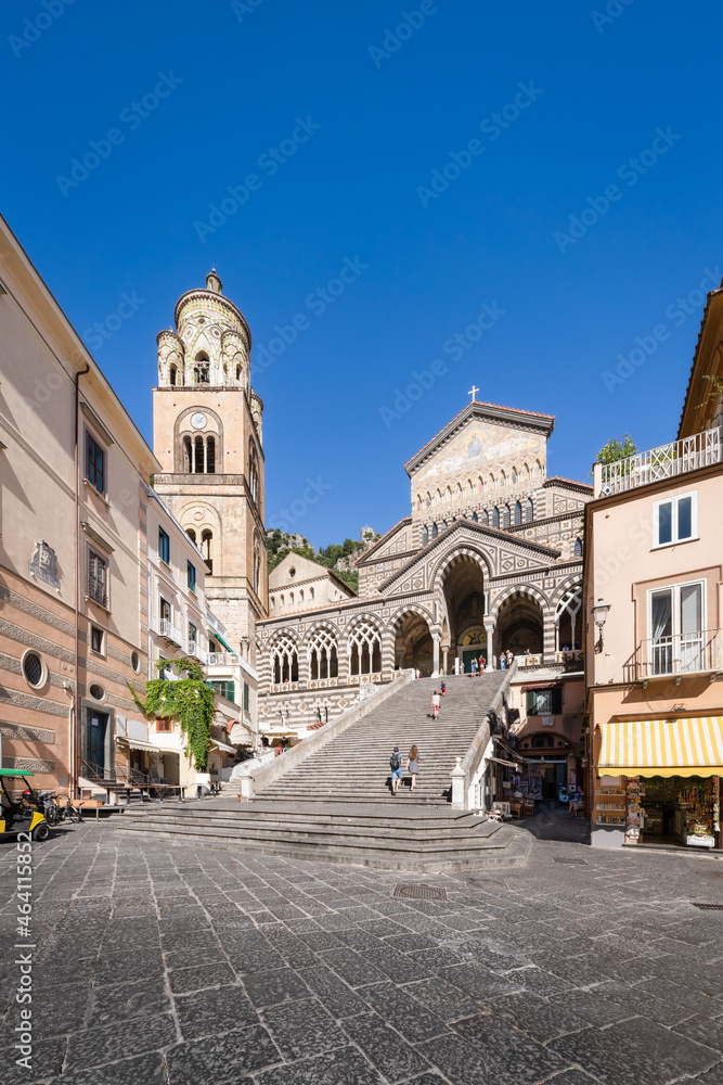 Amalfi Cathedral at the Piazza del Duomo, Amalfi, Italy Amalfi Cathedral at the Piazza del Duomo, Amalfi, Italy