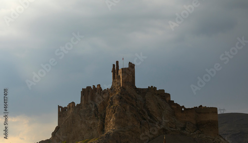 Lake Van  Turkey - 16th July 2020 - on the high plain between Ararat  Iraq and Iran  an amazing display of nature  wildlife and colorful kurdish villages. Here in particular the Ho  ap Castle