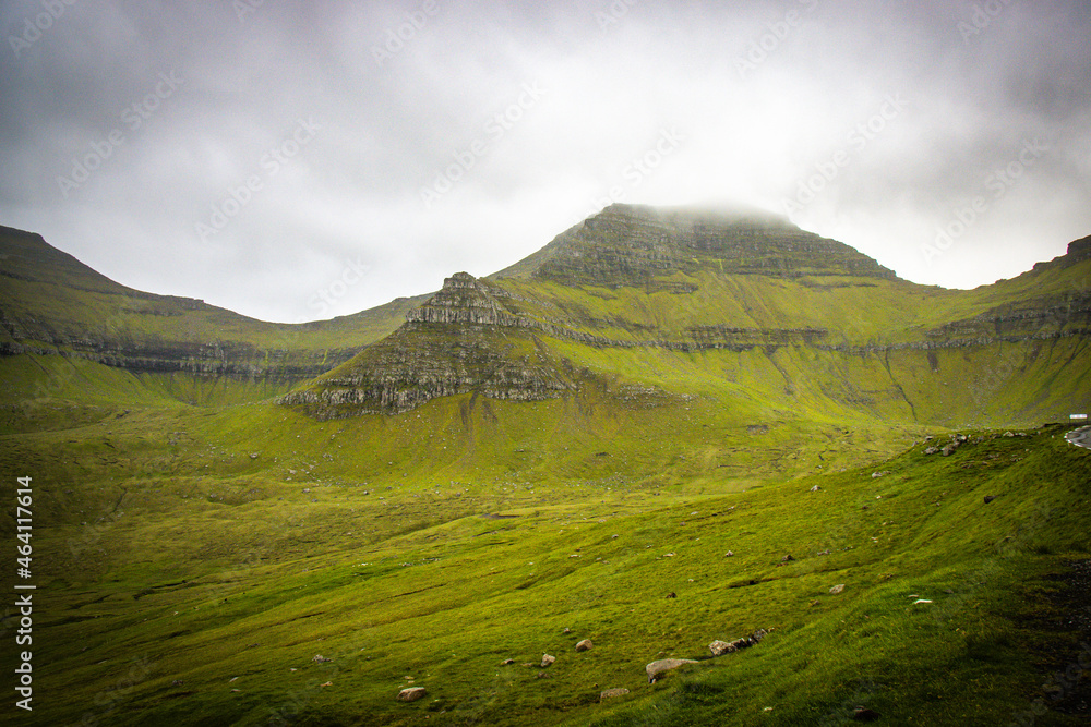 mountain landscape, faroe islands, eysturoy, north atlantic europe mountain landscape, faroe islands, eysturoy, north atlantic europe